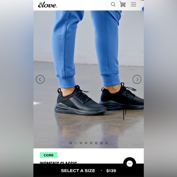 Clove Classic Women’s Nursing Shoes in All Black Option size 7.5 New without box - Picture 3 of 16